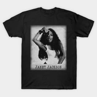 Janet Jackson // Minimalist Fanart Tribute T-Shirt